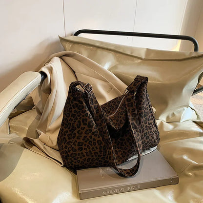 The Noa Leopard Hobo Bag