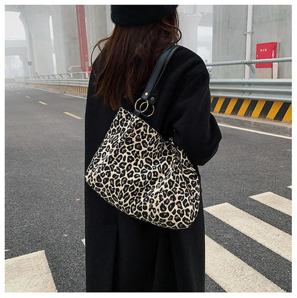 The Noa Leopard Hobo Bag