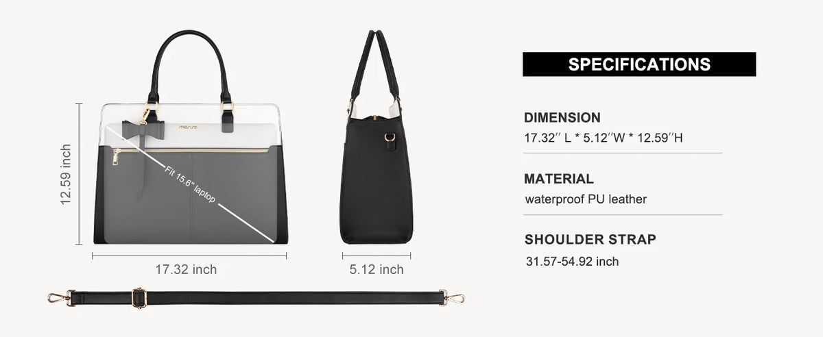 The Quinn Laptop Tote