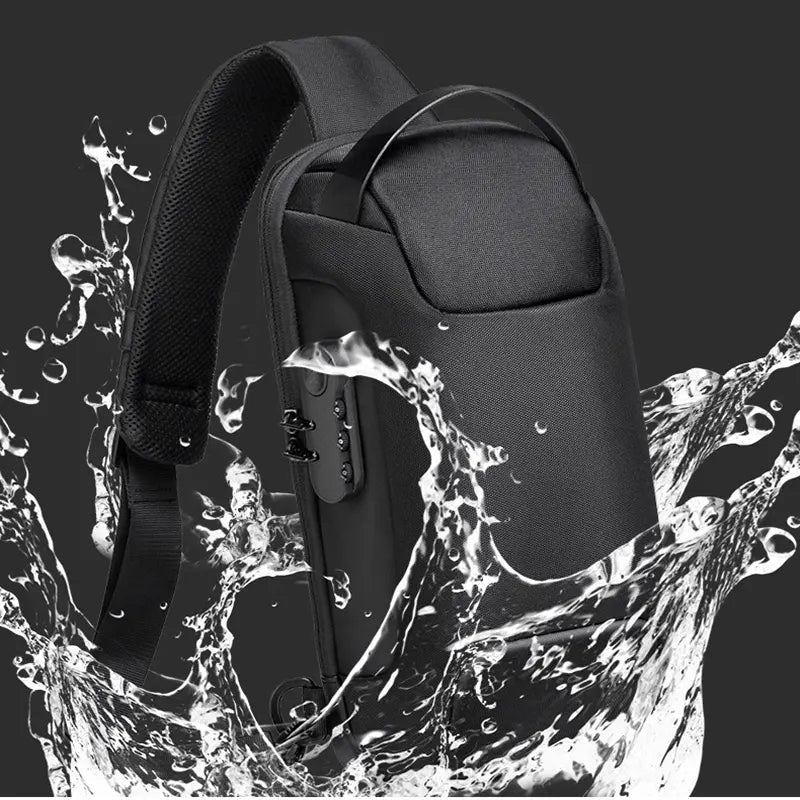 Waterproof anti-theft USB crossbody bag for travel and daily use — Vessa Bags