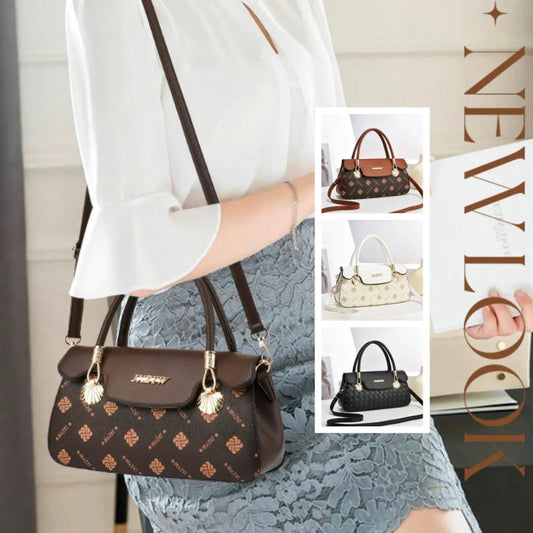 Letter-printed women's crossbody handbag — Vessa Bags