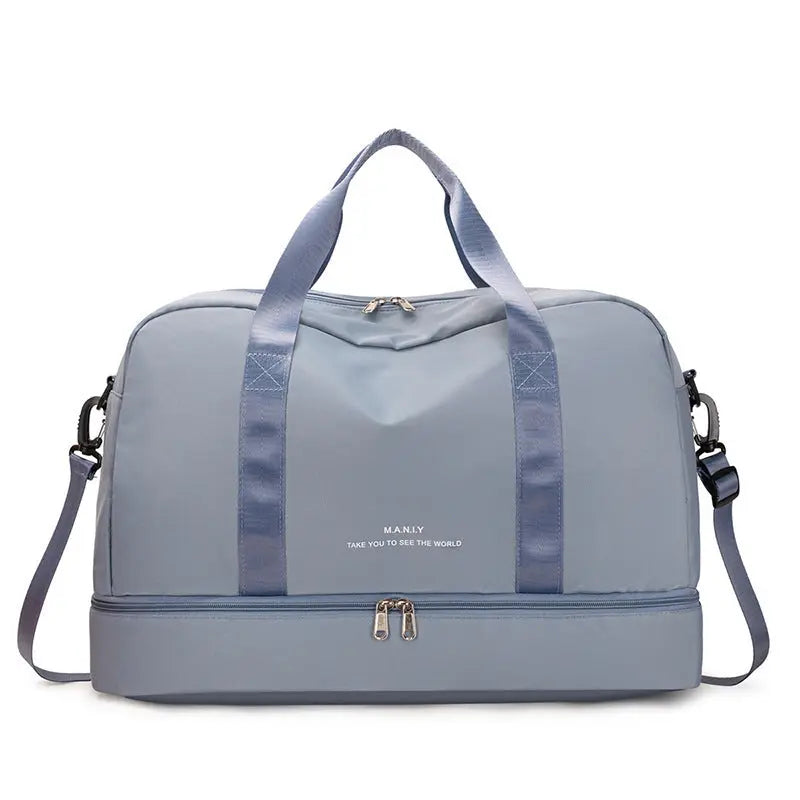 Large Waterproof Travel Tote – Dry/Wet Separation & Lightweight Carry-On Bag - Trends Zone