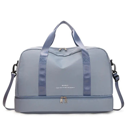 Large Waterproof Travel Tote – Dry/Wet Separation & Lightweight Carry-On Bag - Trends Zone