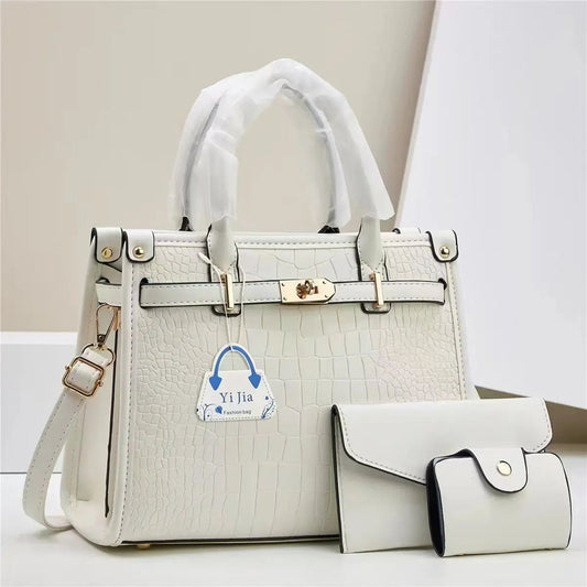 Pastel three-piece handbag set — Vessa Bags