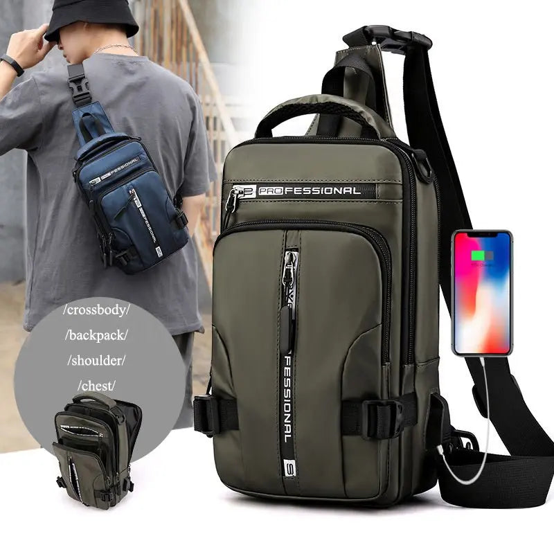 Multifunctional crossbody backpack — Vessa Bags