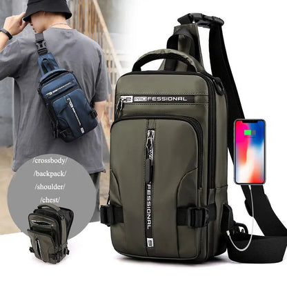 Multifunctional crossbody backpack — Vessa Bags