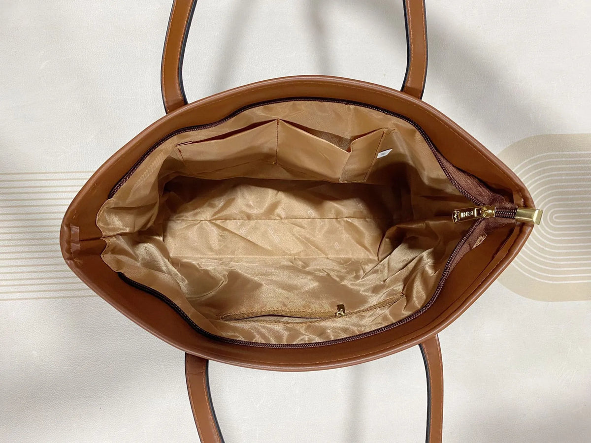 Vintage Large-Capacity Tote Bag