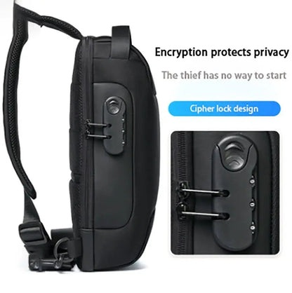Waterproof Anti - Theft USB Crossbody Bag | Travel & Daily Use - Trends Zone