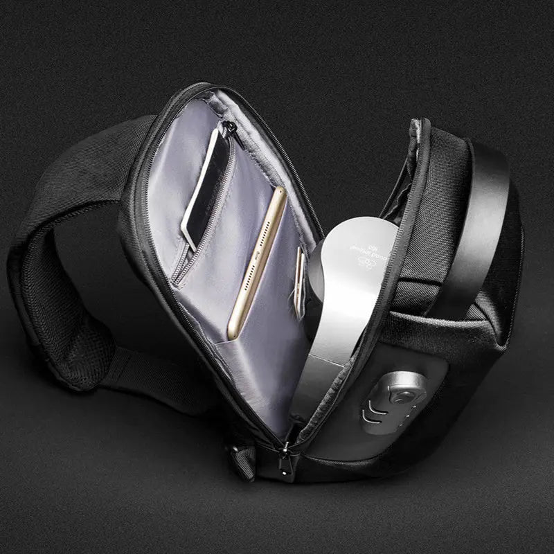 Waterproof Anti - Theft USB Crossbody Bag | Travel & Daily Use - Trends Zone