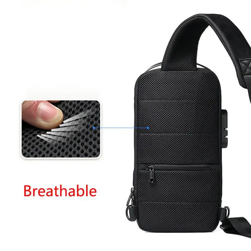 Waterproof Anti - Theft USB Crossbody Bag | Travel & Daily Use - Trends Zone
