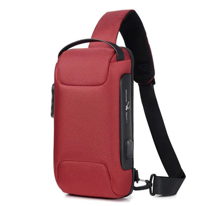 Waterproof Anti - Theft USB Crossbody Bag | Travel & Daily Use - Trends Zone
